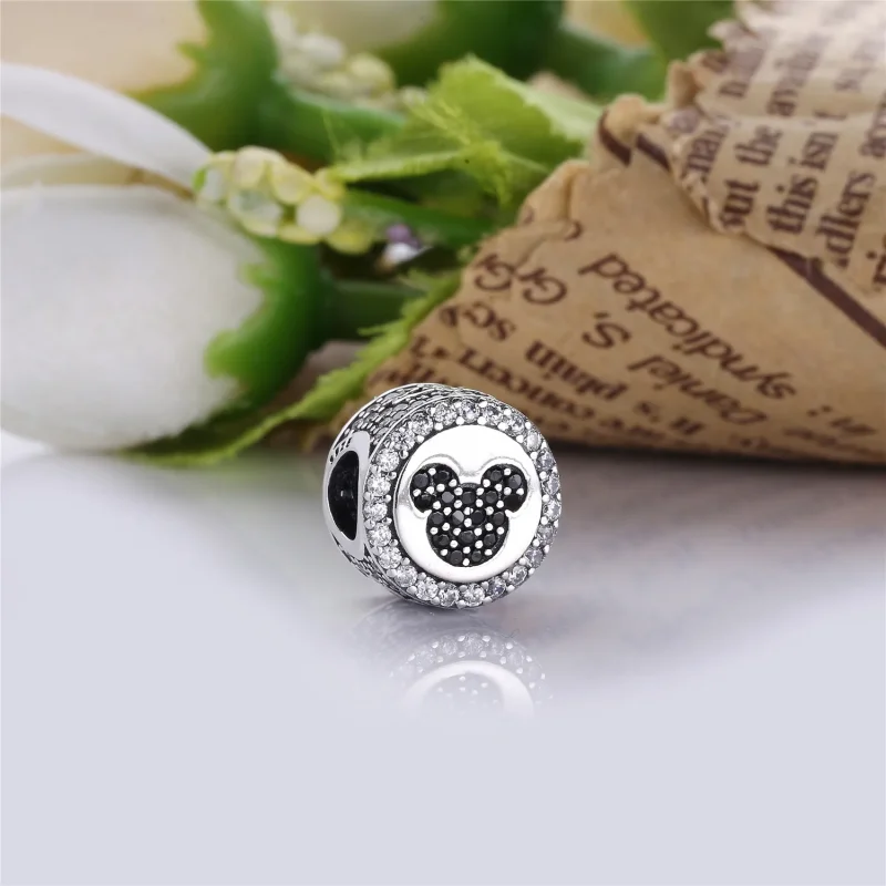 (slika za) PANDORA Disney, Mickey Minnie Sparkling Icons Charm - 791958NCK - Ogled 2