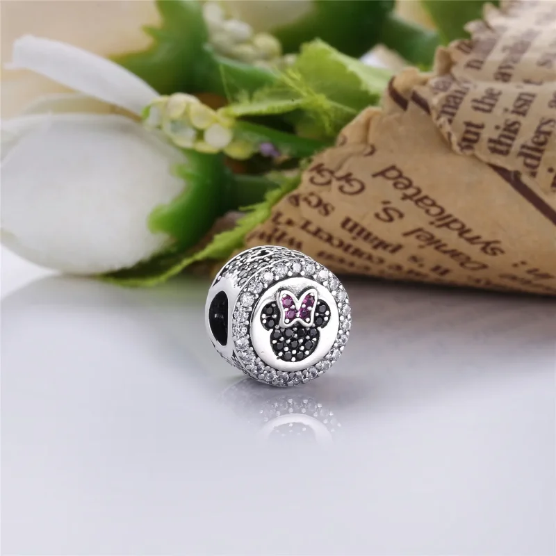 (slika za) PANDORA Disney, Mickey Minnie Sparkling Icons Charm - 791958NCK - Ogled 3