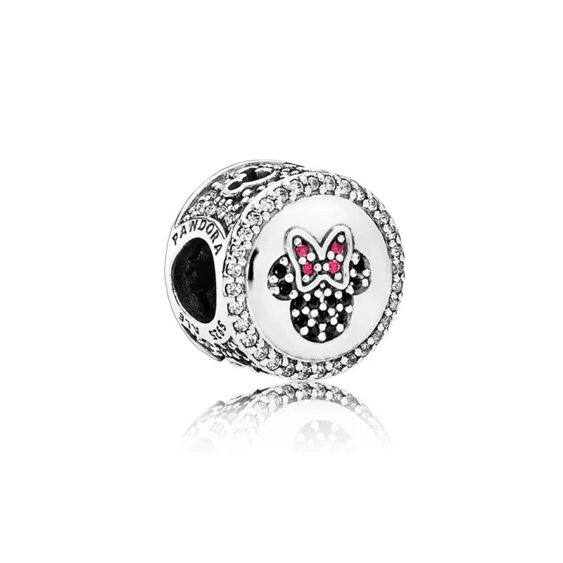 (slika za) PANDORA Disney, Mickey Minnie Sparkling Icons Charm - 791958NCK - Slika izdelka