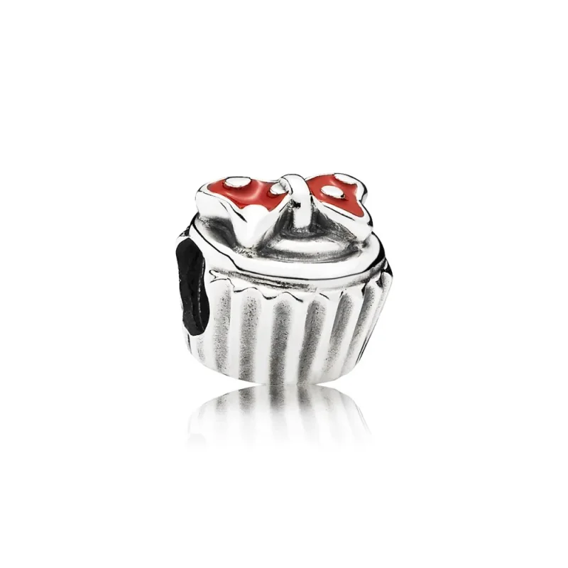 (slika za) PANDORA Disney, Minnie Cupcake Charm - 791463EN09 - Slika izdelka
