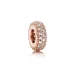 PANDORA Distančnik iz 14k roza pozlate - 781359CZ