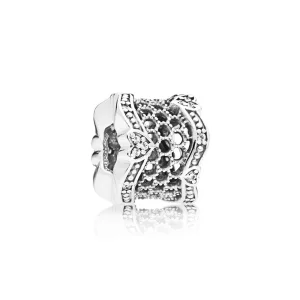 (slika za) PANDORA distančnik Lace of Love, prozoren CZ - 797653CZ