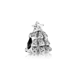 PANDORA Drevo luči, Clear Cz Charm - 791239CZ