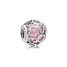 PANDORA Encased in Love, roza CZ obesek - 792036PCZ