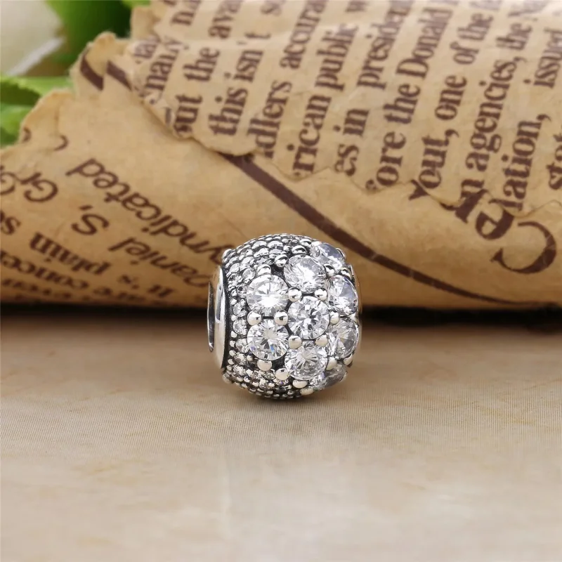 (slika za) PANDORA Enchanted Pavé Charm, Clear CZ - 797032CZ - Ogled 3