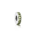PANDORA Eternity, olivno zelen kristalni distančnik - 791724NLG