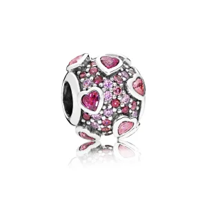 (slika za) PANDORA Explosion of Love Charm, večbarvna CZ - 796555CZSMX