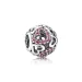 PANDORA Fancy Pink Falling In Love Openwork Charmora Charm - 791424CZS