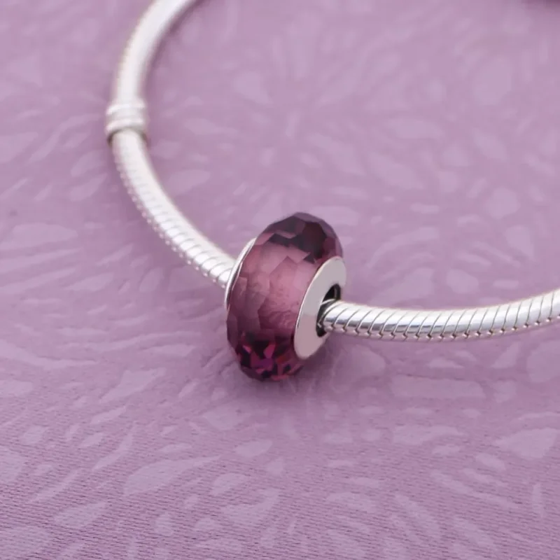 (slika za) PANDORA Fascinantni vijolični obesek, Murano steklo - PL00018-1 - Ogled 2