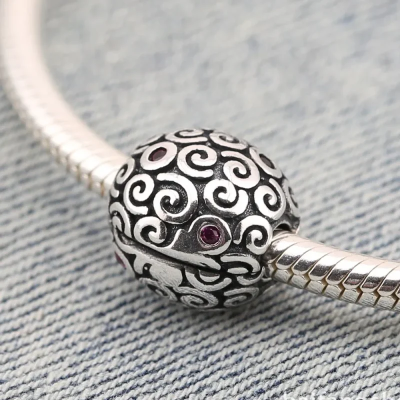 (slika za) PANDORA Fire, rdeča Cz sponka - 790962CZR - Ogled 2