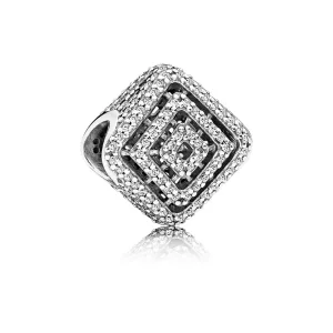 (slika za) PANDORA Geometric Lines Clear CZ Charm - 796211cz