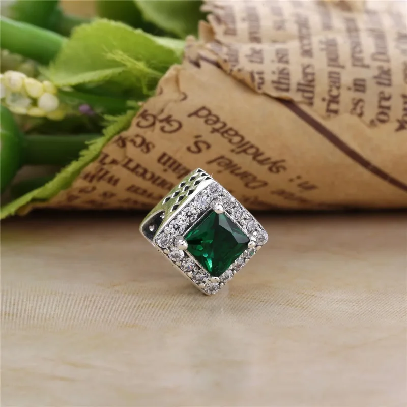 (slika za) PANDORA Geometric Radiance Clear CZ Charm - 796206cz - Ogled 4