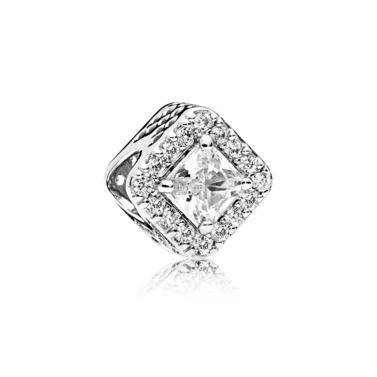 (slika za) PANDORA Geometric Radiance Clear CZ Charm - 796206cz