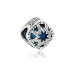 PANDORA Glacial Beauty Charm, švicarski modri kristali in prozoren CZ - 796360NSB