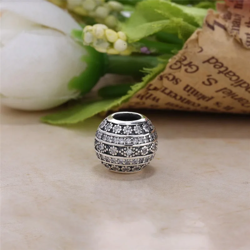 (slika za) PANDORA Glittering Shapes Clear CZ Charm - 796243cz - Ogled 3