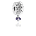 PANDORA Grains of Energy Clip, Clear CZ & Purple Enamel - 797591CZ