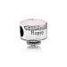 PANDORA Happy Birthday Cake mešani emajl prozoren CZ obesek - 792061ENMX