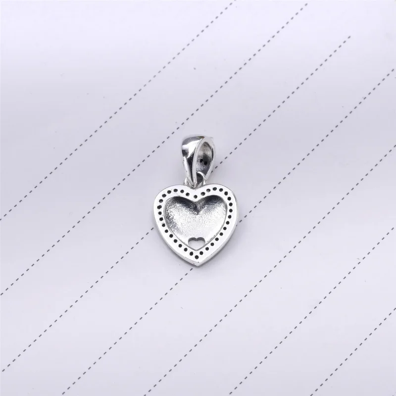 (slika za) PANDORA Hearts of Friendship, prozorni obeski CZ Charm - 792147CZ - Ogled 3