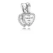 PANDORA Hearts of Friendship, prozorni obeski CZ Charm - 792147CZ