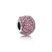 PANDORA Honeysuckle Pink Shimmering Droplets Charmora Charm - 791755HCZ