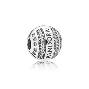 (slika za) PANDORA Logo Srebrna srca - 797433CZ