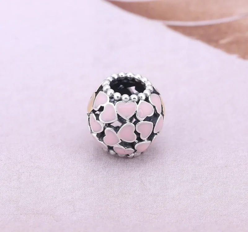 (slika za) PANDORA Lots of Love Charm - 791283EN40 - Ogled 2