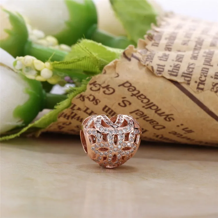 PANDORA Love Appreciation Charm, prozorno CZ 14K zlato - 750837CZ