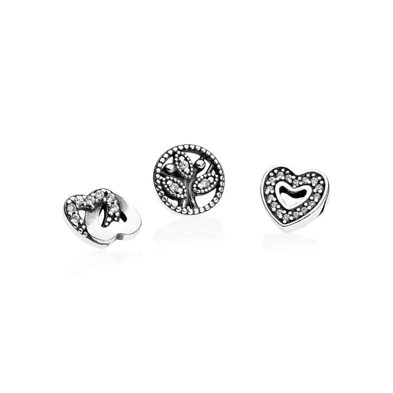 (slika za) PANDORA Love & Family Petites Locket Charm - 792022CZ - Slika izdelka