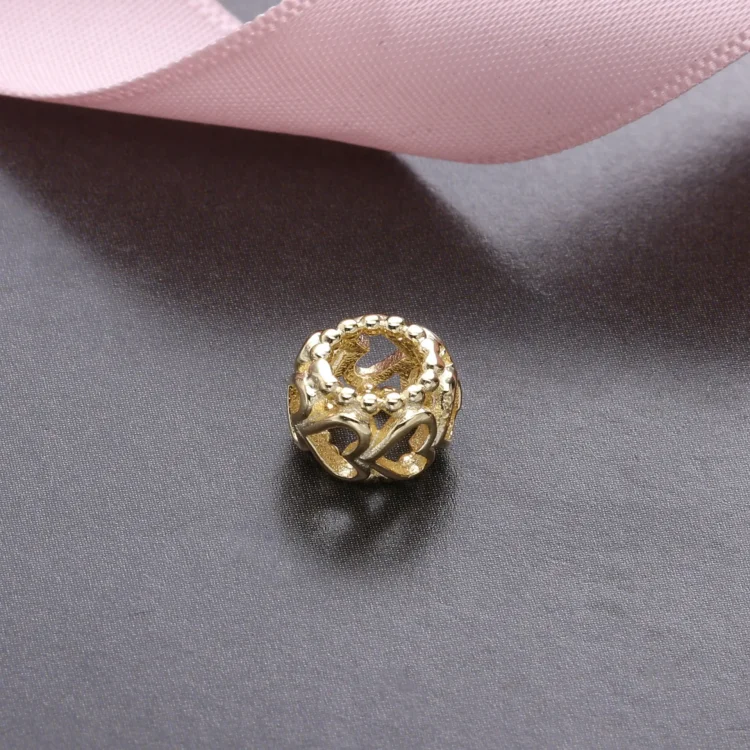 PANDORA Lucky In Love Heart Distančnik, 14K zlato - 750813
