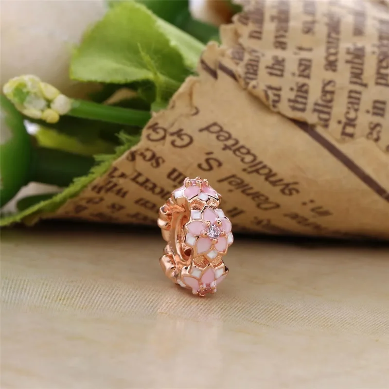 (slika za) PANDORA Magnolia Bloom Charm Distančnik - 792088PCZ - Ogled 3