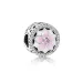 PANDORA Magnolia Bloom Pale Cerise Enamel Pink CZ Charm - 792085PCZ PANDORA Magnolia Bloom Pale Cerise Enamel Pink CZ Charm - 792085PCZ