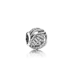 PANDORA Majestic Feathers Openwork Charm - 791749CZ (slika za) PANDORA Majestic Feathers Openwork Charm - 791749CZ