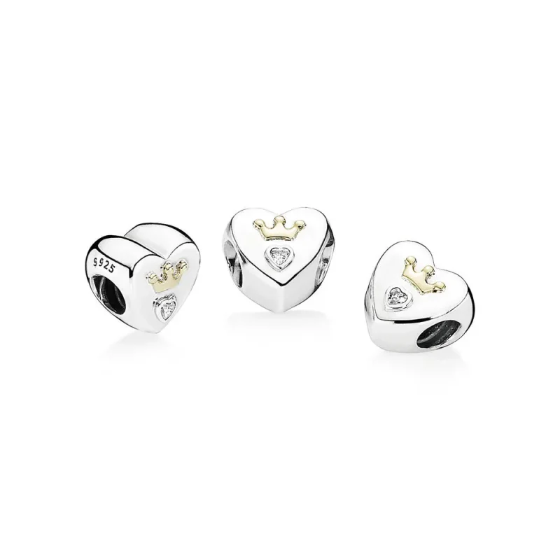 (slika za) PANDORA Majestic Heart Charm - 791739CZ - Ogled 4