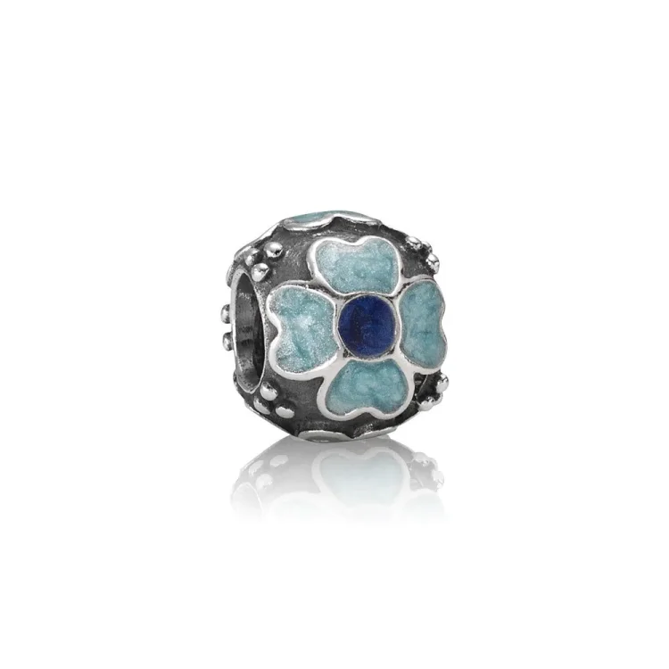 PANDORA Marjetica, modri emajl obesek - 790433EB