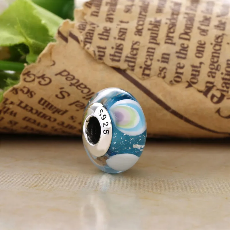 (slika za) PANDORA Mavrični obesek, Murano steklo - 797013 - Ogled 2