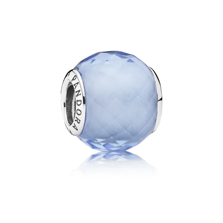 PANDORA Modri obesek Petite Facets - 791499SBQ