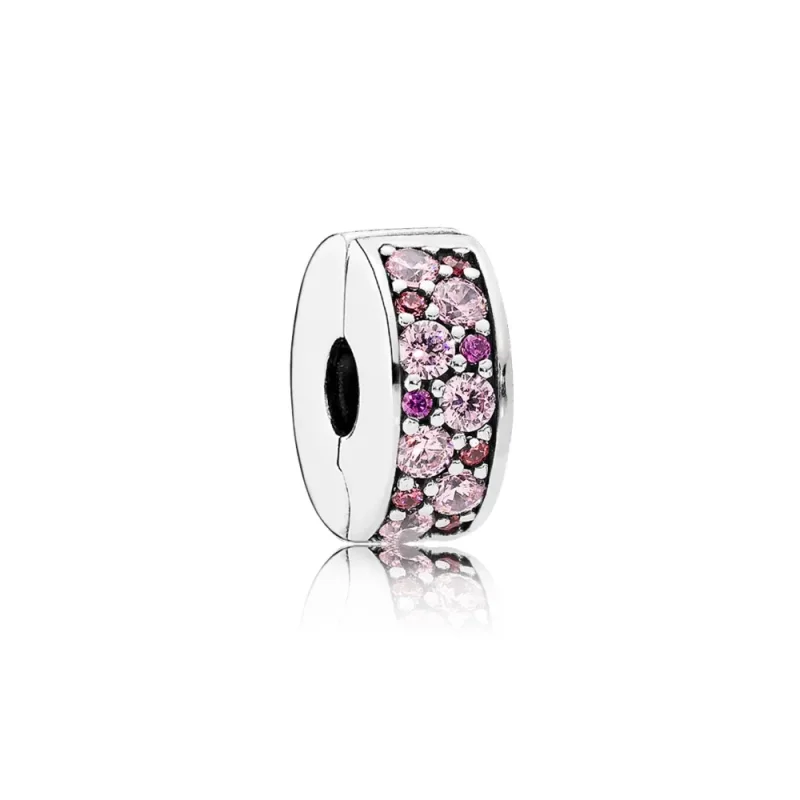 (slika za) PANDORA Mosaic Shining Elegance, Fancy Pink Fancy Purple CZ Spacer - 791817CZSMX - Slika izdelka
