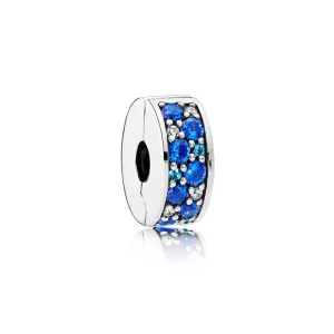 (slika za) PANDORA Mosaic Shining Elegance, raznobarvni kristali prozoren CZ distančnik - 791817NSBMX