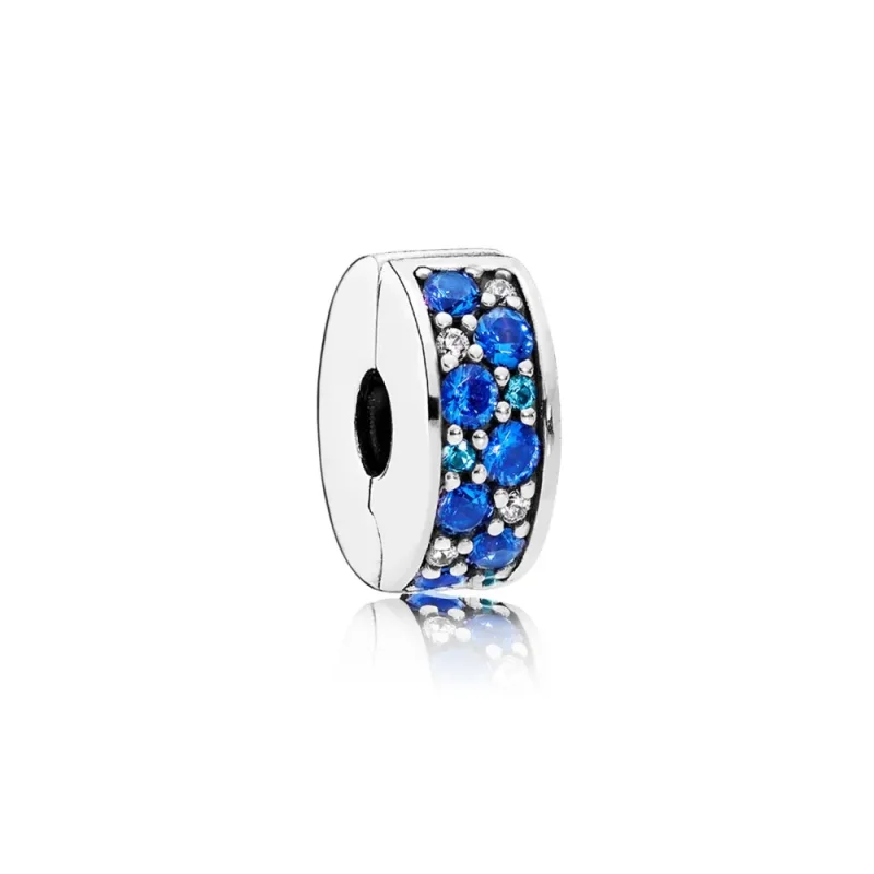 (slika za) PANDORA Mosaic Shining Elegance, raznobarvni kristali prozoren CZ distančnik - 791817NSBMX - Slika izdelka