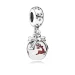 PANDORA nakit z obeskom s poskočnim severnim jelenom - 791768EN07
