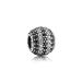 PANDORA Nautical Pavé Lights Charm, črna Crystal Clear C - 791172NCK