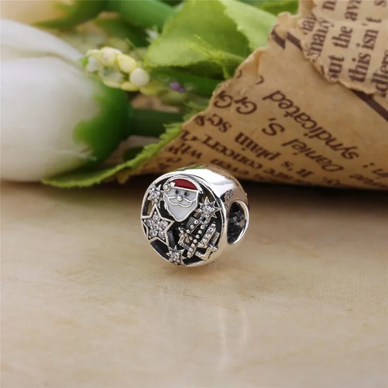 (slika za) PANDORA Obesek Božiček in zvezde - 796364CZ - Ogled 3