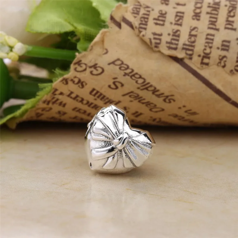 (slika za) PANDORA Obesek Brilliant Heart Bow Charm - 797303 - Ogled 3
