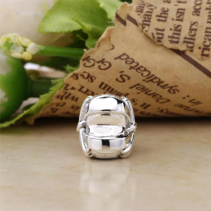 (slika za) PANDORA Obesek Brilliant Heart Bow Charm - 797303 - Ogled 4