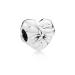 PANDORA Obesek Brilliant Heart Bow Charm - 797303
