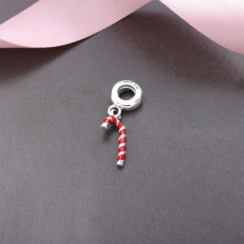 (slika za) PANDORA Obesek Candy Cane - 791193EN09 - Ogled 3