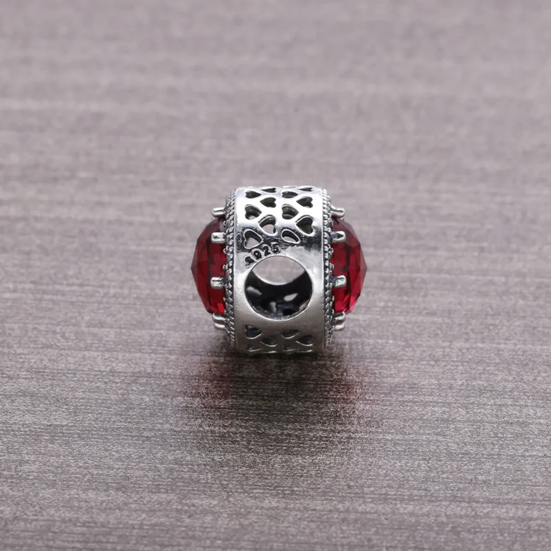 (slika za) PANDORA Obesek Cerise Radiant Hearts - 791725NCC - Ogled 3