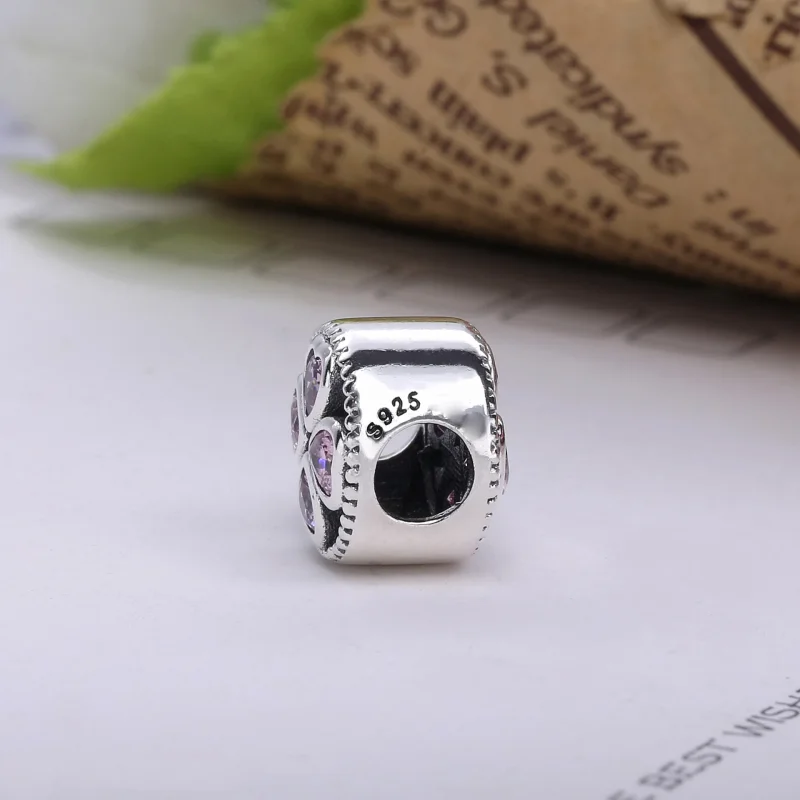 (slika za) PANDORA Obesek deteljica v obliki srčkov - PX00271-1 - Ogled 2