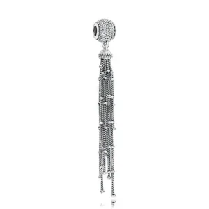 (slika za) PANDORA Obesek Enchanted Tassel, Clear CZ Viseči - 797018CZ