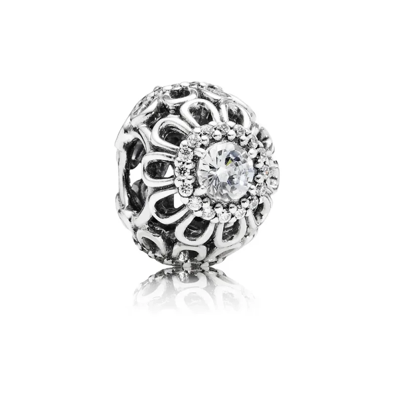 (slika za) PANDORA obesek Floral Brilliance Openwork - 791260CZ - Slika izdelka